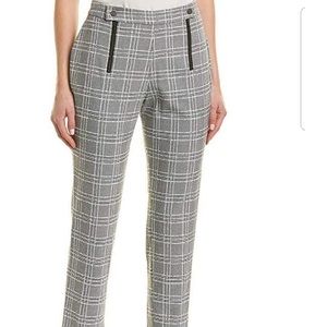 Cute fitted black and white pants